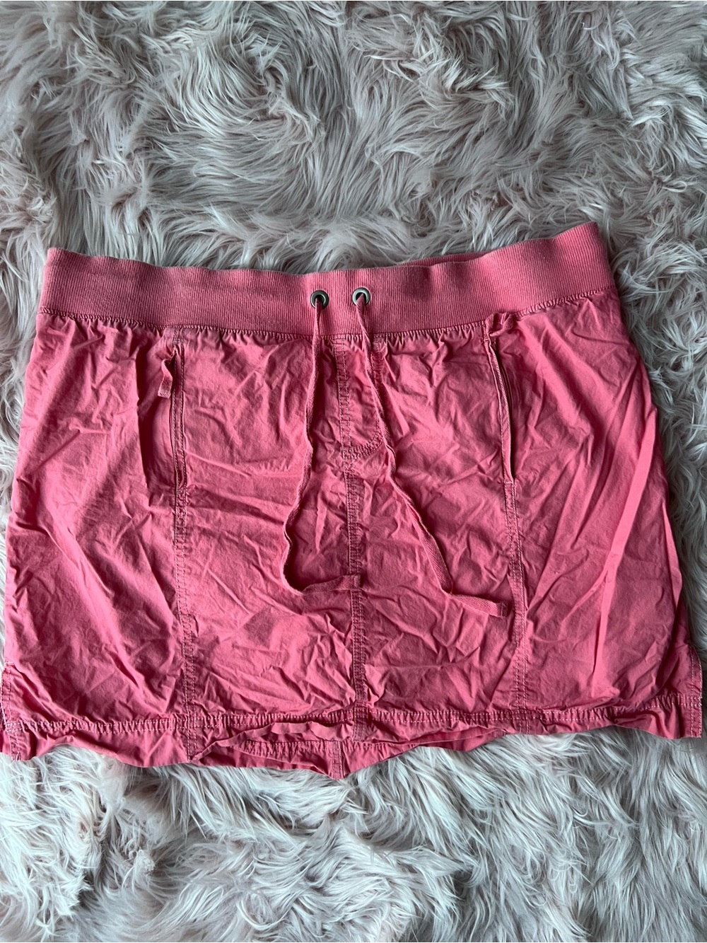 Merona Coral Pink Drawstring Skort XXL